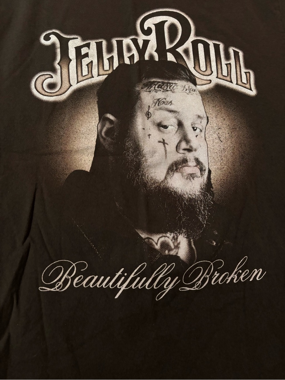 "Beautifully Broken" Black Graphic Tee - Men